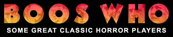 BOOS WHO -- A Classic Horror Players List header graphic