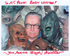 Forrest J Ackerman's autographed photo for M. T. Graves