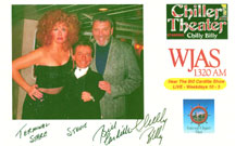 Gateway Clipper Cruise card signed by Chiller Theater cast