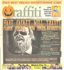 Oct. 2002 issue of Graffiti with article on Appalachian horror hosts