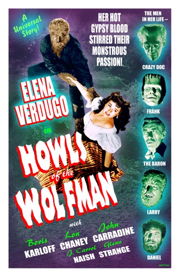 Poster for Howls of the Wolfman imagi-movie