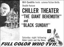 Chiller Theater TV Guide ad - 12/02/67