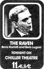Chiller Theater TV Guide ad - The Raven